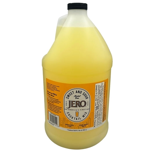 Jero Sweet N' Sour Ready to Use Cocktail Mixer, 4 x 128 oz Case - Beverages