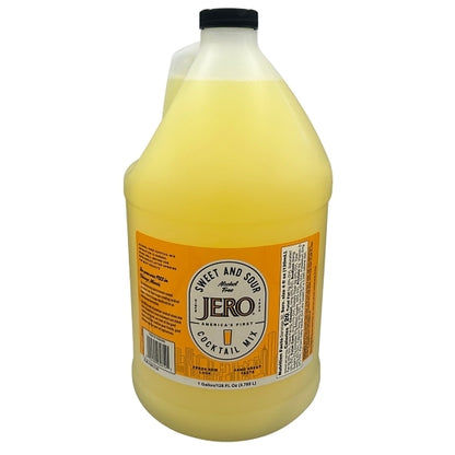 Jero Sweet N' Sour Ready to Use Cocktail Mixer, 4 x 128 oz Case - Beverages