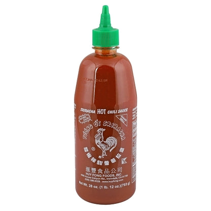 Huy Fong Sriracha Chili Sauce, 12 x 28 oz Case - Condiments & Sauces