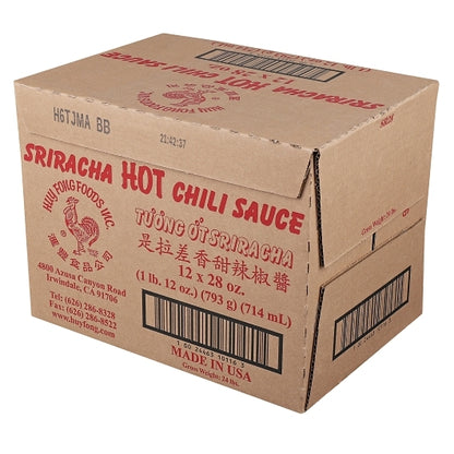 Huy Fong Sriracha Chili Sauce, 12 x 28 oz Case - DOT product image 4