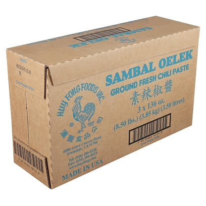 Huy Fong Ground Fresh Chili Sambal Oelek, 3 x 1 GA Case - DOT product image 4