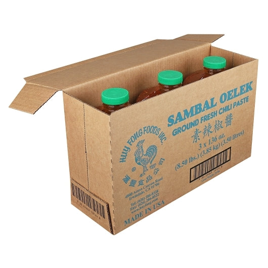 Huy Fong Ground Fresh Chili Sambal Oelek, 3 x 1 GA Case - DOT product image 3