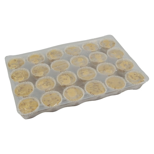 Multifoods Pre-Deposited Ready to Bake Cinnamon Chip Muffin, 96 x 4.5 oz Case - Bakery & Desserts