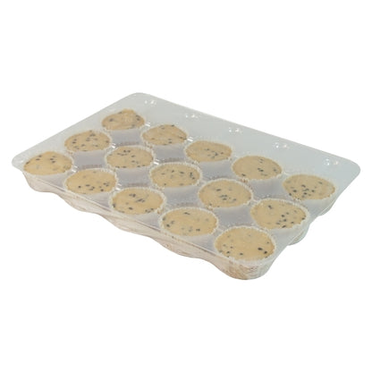 Multifoods Best Brands Pre-Deposited Ready to Bake Chocolate Chip Muffin, 75 x 1 each Case - Bakery & Desserts