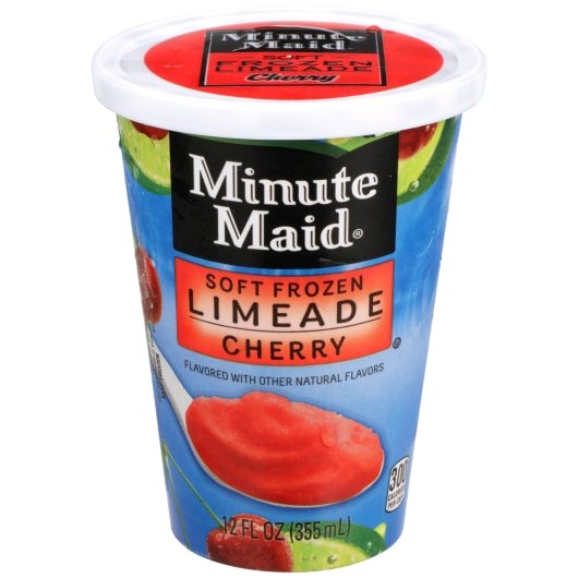 Minute Maid Soft Frozen Limeade Cherry Cup, 12 x 12 oz Case - DOT product image 2