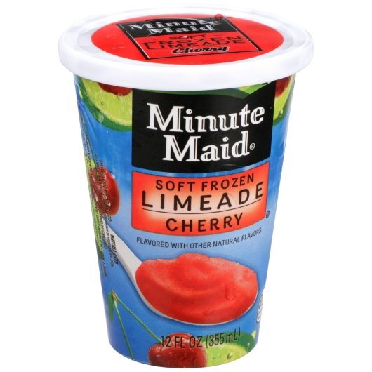 Minute Maid Soft Frozen Limeade Cherry Cup, 12 x 12 oz Case - DOT product image 4