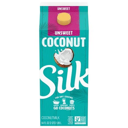 Silk Unsweetened Coconut Milk, 6 x 64 fl oz Case - DOT product image 5