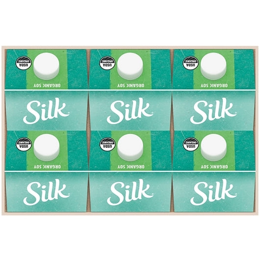 Silk Organic Unsweetened Soy Milk, 6 x 64 fl oz Case - DOT product image 8
