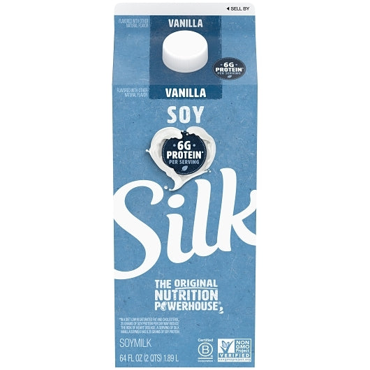 Silk Extended Shelf Life Vanilla Soymilk, 6 x 64 fl oz Case - DOT product image 5