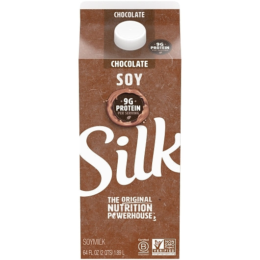 Silk All-Natural Chocolate Soy Milk, 6 x 64 fl oz Case - DOT product image 5