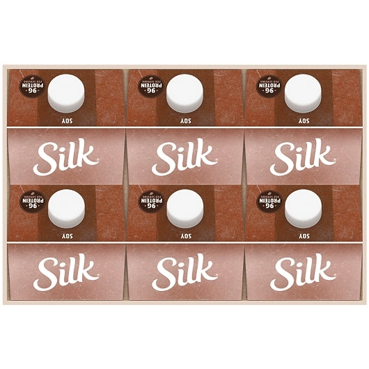 Silk All-Natural Chocolate Soy Milk, 6 x 64 fl oz Case - DOT product image 8