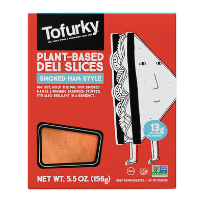 Tofurky Plant-Based Smoked Ham Deli Slices, 6 x 5.5 oz Case - DOT product image 3
