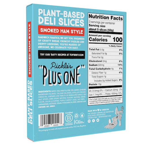 Tofurky Plant-Based Smoked Ham Deli Slices, 6 x 5.5 oz Case - DOT product image 4