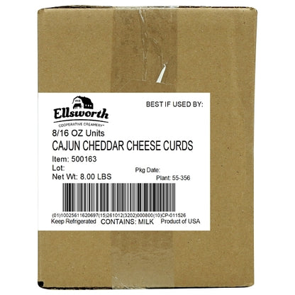 Ellsworth Creamery Cajun CHEDDAR CHEESE CURD, 8 x 16 oz Case - DOT product image 6