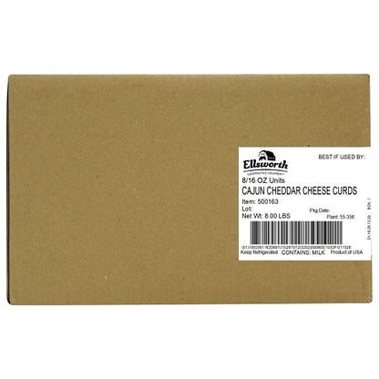 Ellsworth Creamery Cajun CHEDDAR CHEESE CURD, 8 x 16 oz Case - DOT product image 7