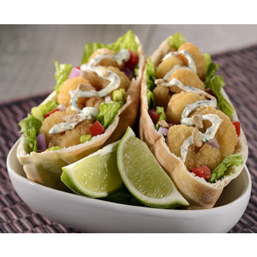 Tampa Maid Breaded Tail-Off Mini Shrimp, 4 x 3 lb Case - Frozen Meat & Seafood