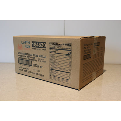 Tampa Maid Captain Stuffed Crab Shells, 6 x 12 x 2 oz Case - DOT product image 5