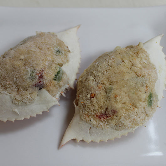 Tampa Maid Captain Stuffed Crab Shells, 6 x 12 x 2 oz Case - Frozen Meat & Seafood