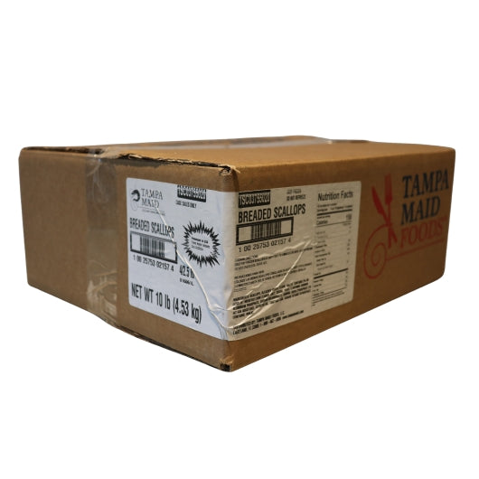 Tampa Maid Breaded Scallops 26-30 Ct, 4 x 2.5 lb Case - DOT product image 5