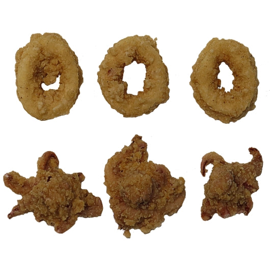Tampa Maid Dipt'N Dusted Calamari Rings & Tentacles, 6 x 2 lb Case - GS1 product shown out of package