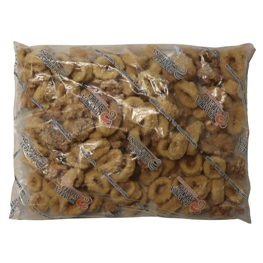 Tampa Maid Dipt'N Dusted Calamari Rings & Tentacles, 6 x 2 lb Case - Alternate product angle or state