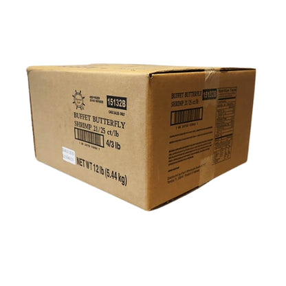 Mariner Jack Shrimp Peeled & Deveined Butterfly Breaded Buffet 21-25, 4 x 3 lb Case - DOT product image 5
