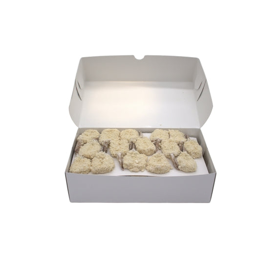 Mariner Jack Shrimp Peeled & Deveined Butterfly Breaded Buffet 21-25, 4 x 3 lb Case - Frozen Meat & Seafood