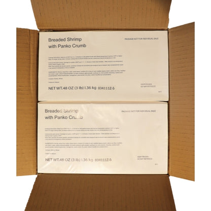 Mariner Jack Shrimp Peeled & Deveined Butterfly Breaded Buffet 21-25, 4 x 3 lb Case - DOT product image 4