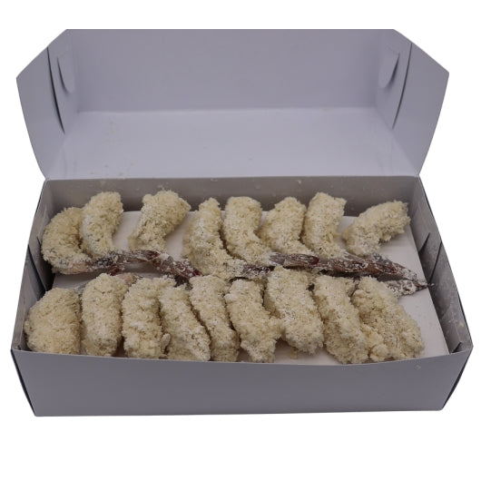 Ocean Innovations Homestyle Breaded Deep Cut Shrimp, 4 x 3 lb Case - Frozen Meat & Seafood