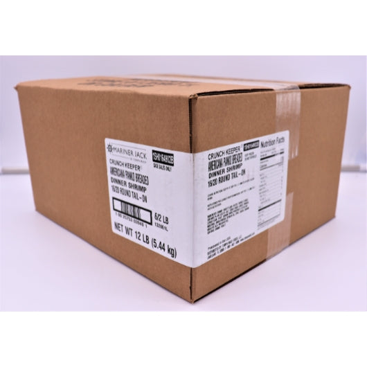 Mariner Jack Americana Panko Breaded Tail On Shrimp 16-20, 6 x 2 lb Case - DOT product image 5