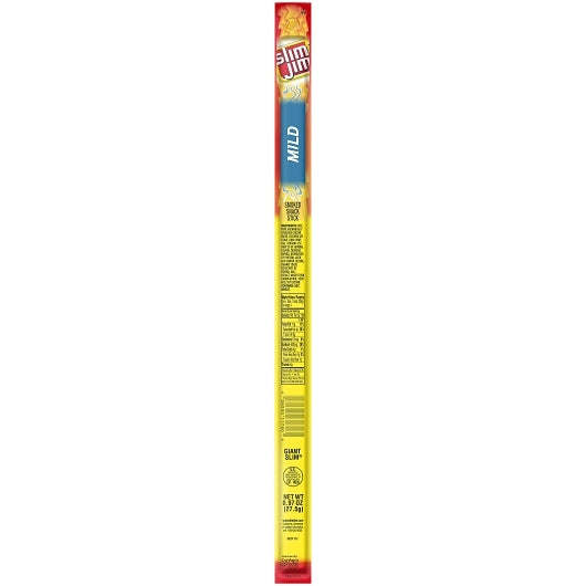 Slim Jim Giant Mild Snack Sticks, 6 x 24 x 0.97 oz Case - DOT product image 2