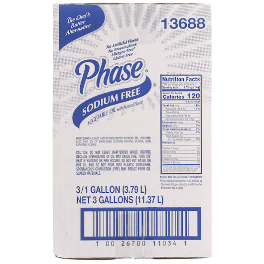 Phase Oil No Sodium Liquid, 3 x 1 GA Case - DOT product image 3