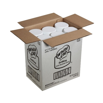 White Cap Food Release Spray Grill, 6 x 17 oz Case - GS1 open-case image