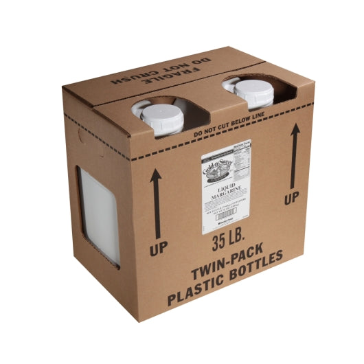 Ventura Foods Liquid Margarine, 2 x 17.5 lb Case - GS1 closed shipping case image