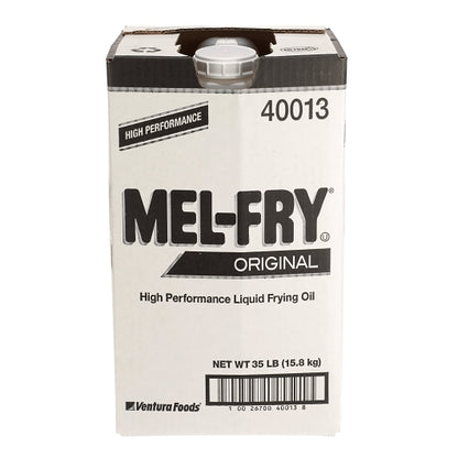 Mel-Fry Original High Performance Liquid Frying Oil, 1 x 35 lb Case - Pantry Ingredients