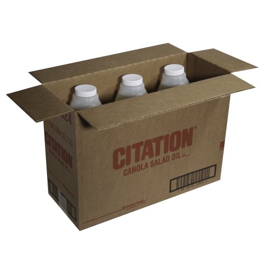 Citation Salad Oil Canola, 3 x 1 GA Case - Pantry Ingredients