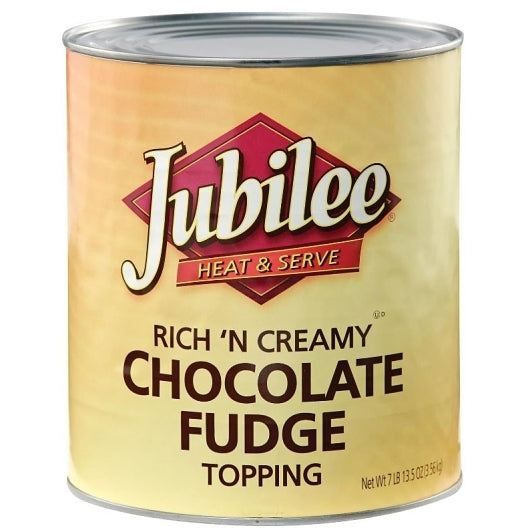 Jubilee Fudge Rich & Creamy Chocolate, 6 x 125.5 oz Case - Candy & Confections
