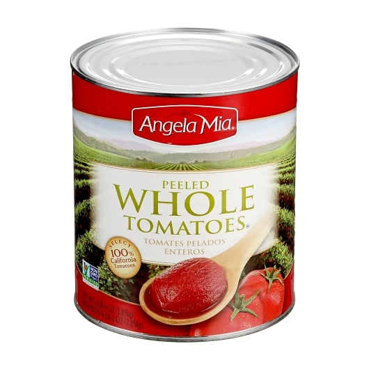 Angela Mia TOMATO WHOLE PEELED #10 CAN, 6 x 102 oz Case - DOT product image 2