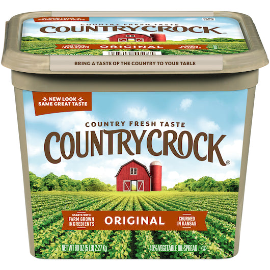 Country Crock Whipped Butter Spread Tubs, 6 x 5 lb Case - DOT product image 2