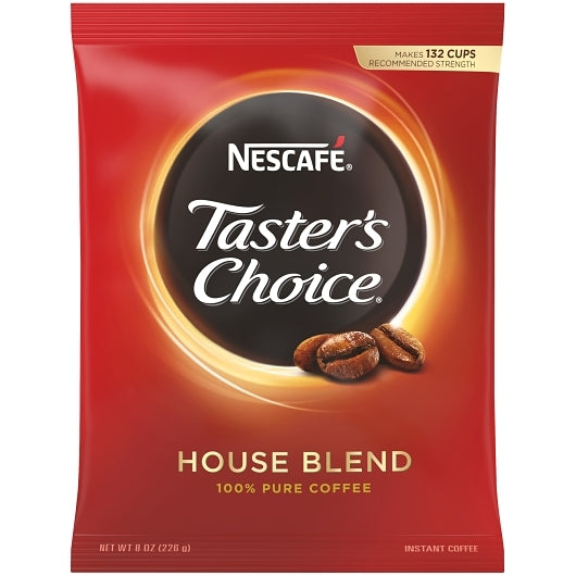 Taster's Choice Coffee Pouch, 12 x 8 oz Case - Coffee & Tea
