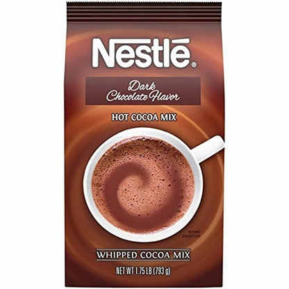 Nestle Dark Hot Chocolate Mix, 12 x 1.75 lb Case - Beverages