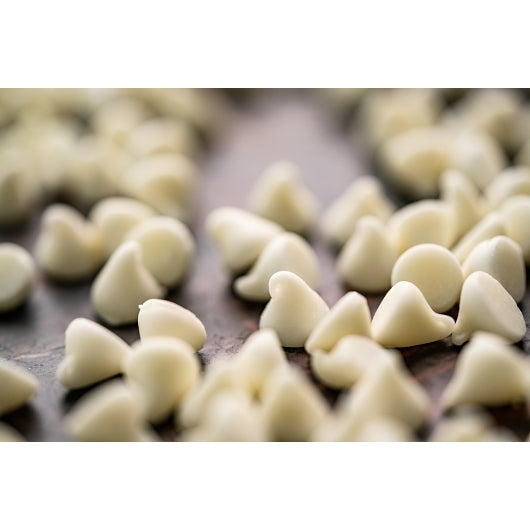 Nestle White Chocolate Premier White Chocolate Morsels, 1 x 25 lb Case - Pantry Ingredients