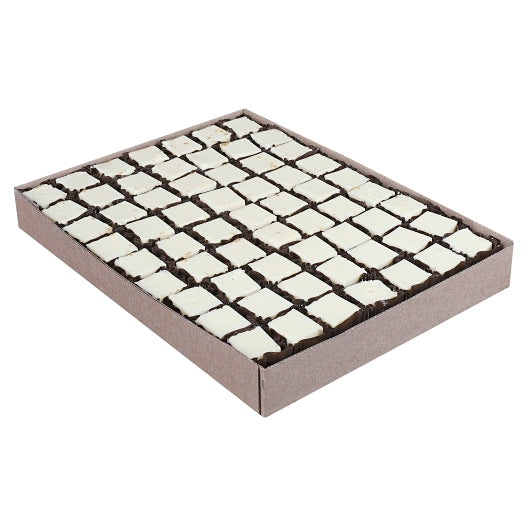 Lawler's Desserts 1"x1" New York Cheesecake Minis, 2 x 47 oz Case - Bakery & Desserts