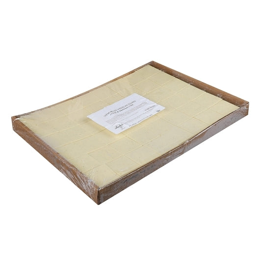 Lawler's Creme Brulee Cheesecake, 48 Cut Pieces, 4 x 109 oz Case - Bakery & Desserts