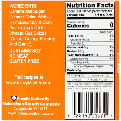 Gravy Master Seasoning Gravy Sauce, 4 x 1 GA Case - DOT product image 4