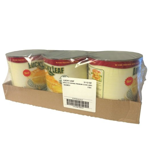 Lucky Leaf Premium Apple Fruit Filling Or Topping, 3 x 112 oz Case - DOT product image 3