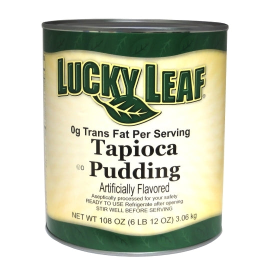 Lucky Leaf Tapioca Pudding, 6 x 108 oz Case - Bakery & Desserts