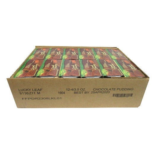 Lucky Leaf PUDDING CHOCOLATE SIMPLY CREAMY, 12 x 14 oz Case - DOT product image 5
