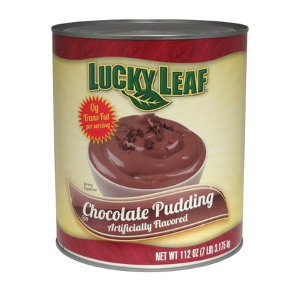 Lucky Leaf Chocolate Pudding, 6 x 112 oz Case - Bakery & Desserts