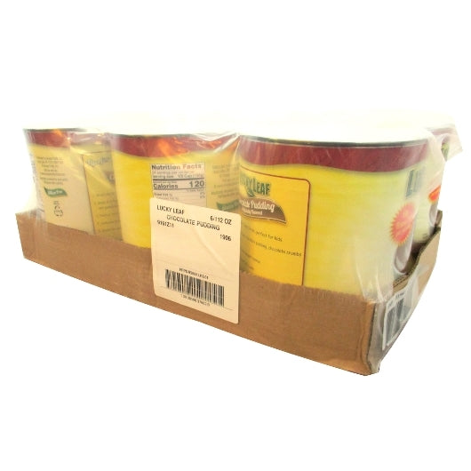 Lucky Leaf Chocolate Pudding, 6 x 112 oz Case - DOT product image 4